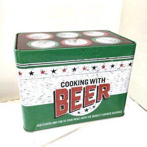 COOKING WITH BEER  Recipe Card Collection Tin